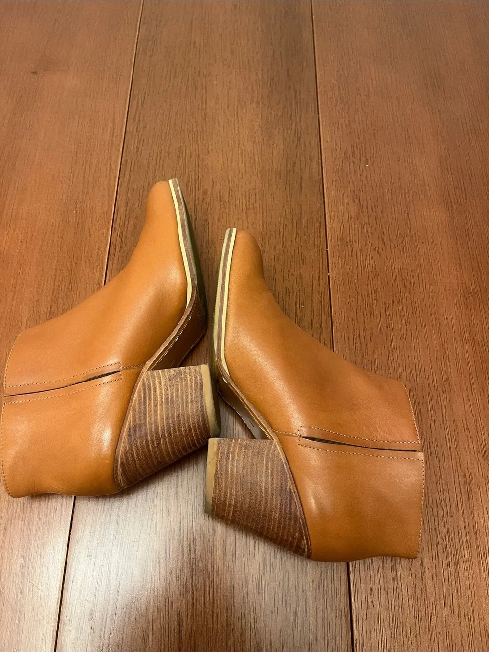 Rachel Comey Mars Booties US 8 Whiskey Brown Heeled Ankle Boots